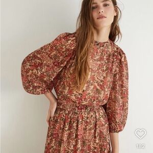 Hoss Intropia Anthropologie Floral Print Women's blouse